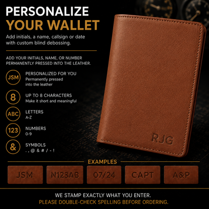 1903 2.0 Pilot Wallet