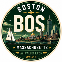 BOS Airport Code Sticker