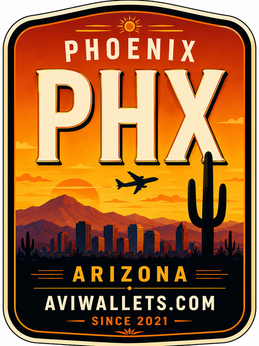 PHX airport code vinyl sticker Phoenix, Arizona by AviWallet