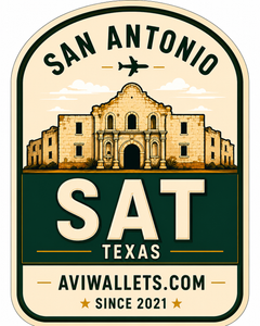 SAT Airport Code Sticker