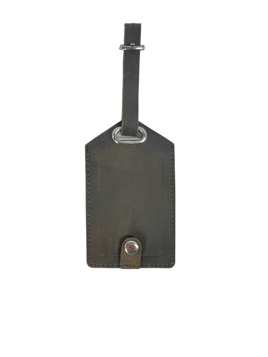 Leather AirTag luggage tag by AviWallet
