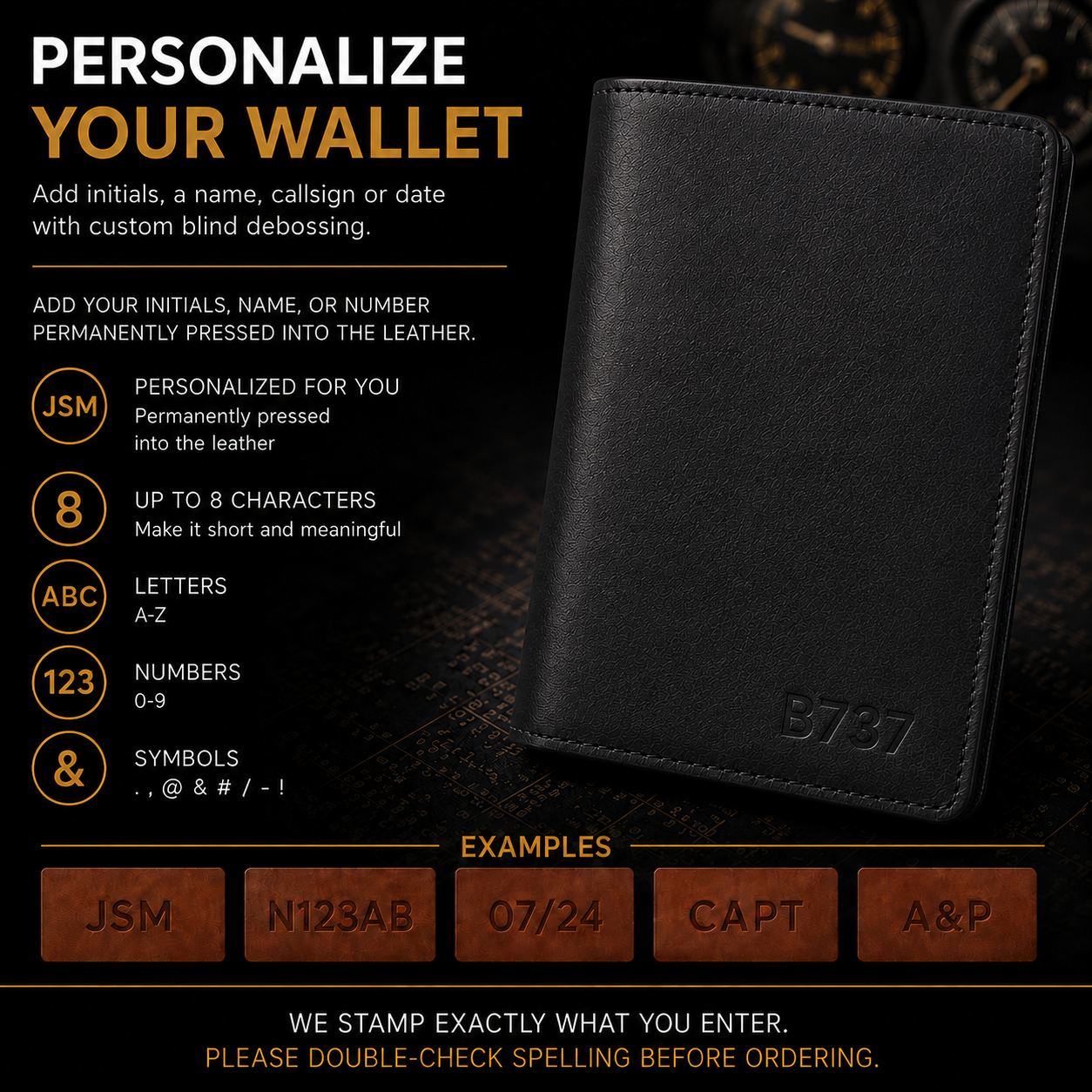 1903 Original Pilot Wallet