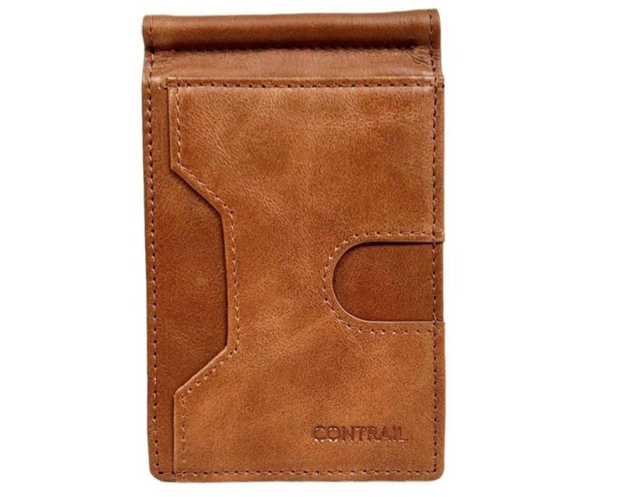 Contrail slim leather wallet by AviWallet